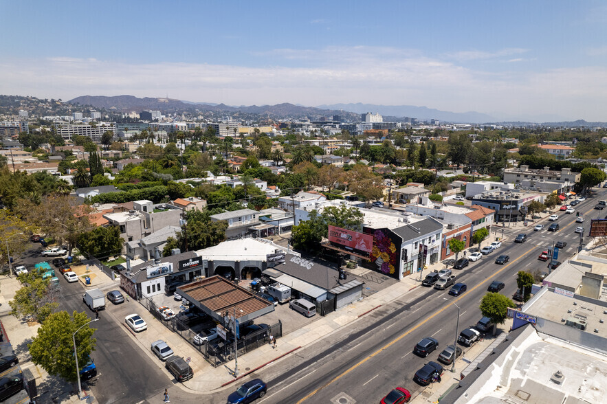 7309-7315 Melrose Ave, Los Angeles, CA à louer - Aérien – Image 3 sur 7