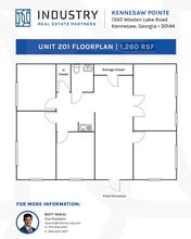 1350 Wooten Lake Rd, Kennesaw, GA à louer Plan d’étage– Image 1 sur 1
