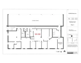 2600 Edenhurst Dr, Mississauga, ON à louer Plan d’étage– Image 1 sur 1