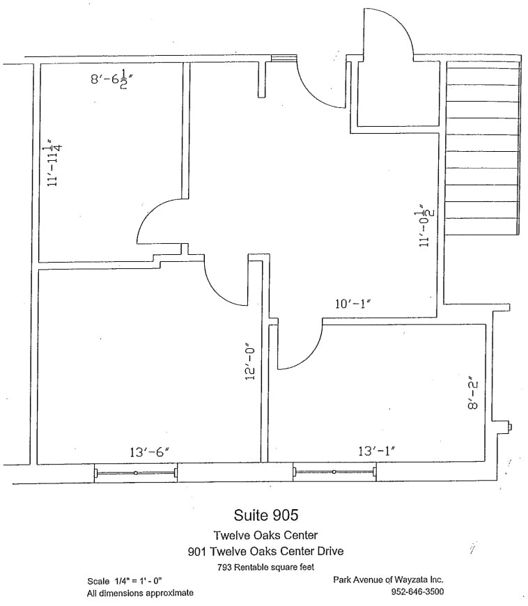 600 Twelve Oaks Center Dr, Wayzata, MN à louer Plan d’étage– Image 1 sur 1
