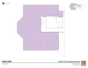 1350 Euclid Ave, Cleveland, OH à louer Plan de site– Image 1 sur 1