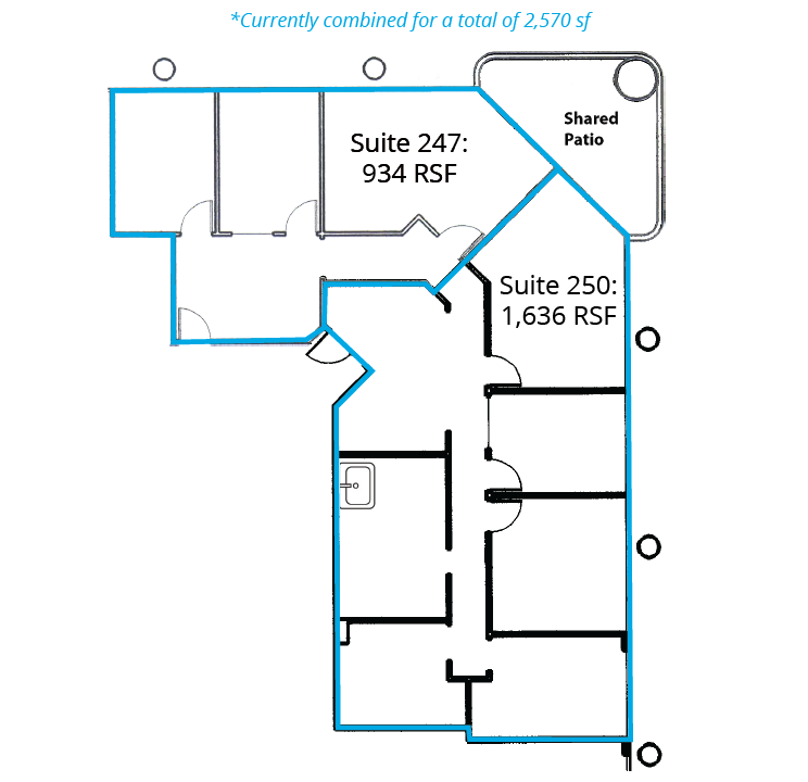5001 E Commercenter Dr, Bakersfield, CA à louer Plan d’étage– Image 1 sur 1