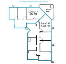 5001 E Commercenter Dr, Bakersfield, CA à louer Plan d’étage– Image 1 sur 1