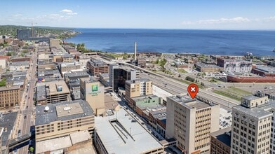 230 W Superior St, Duluth, MN - VUE AÉRIENNE  vue de carte