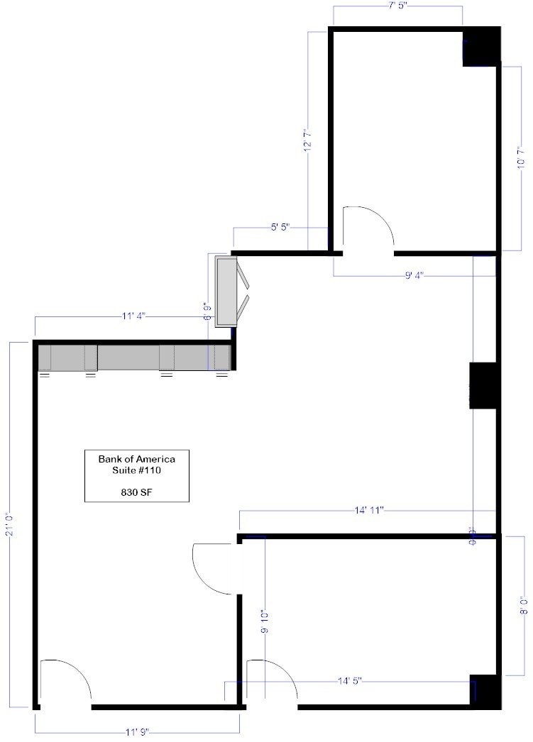 700 N Grant Ave, Odessa, TX à louer Plan d’étage– Image 1 sur 1