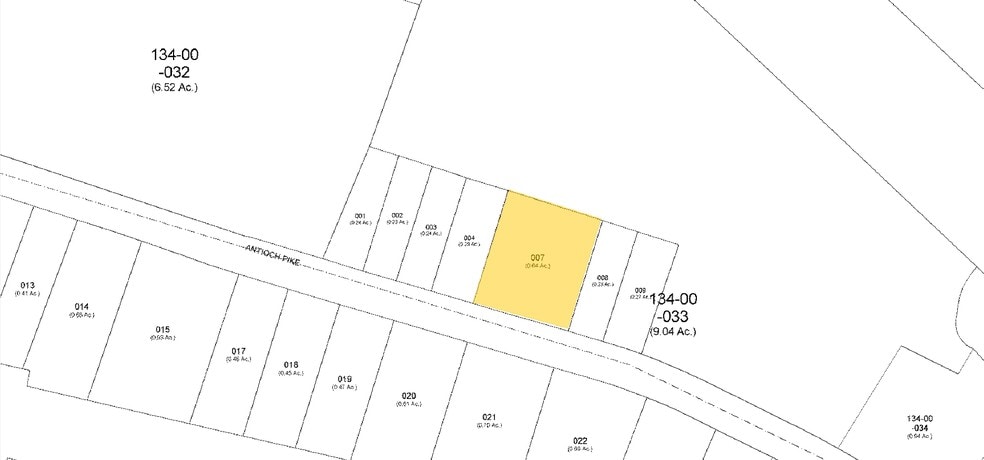 1144 Antioch Pike, Nashville, TN à louer - Plan cadastral – Image 3 sur 3