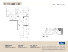 55-67 Miracle Mile, Coral Gables, FL à louer Plan d’étage– Image 1 sur 1