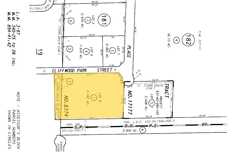 331-333 Cliffwood Park St, Brea, CA à louer - Plan cadastral – Image 3 sur 7