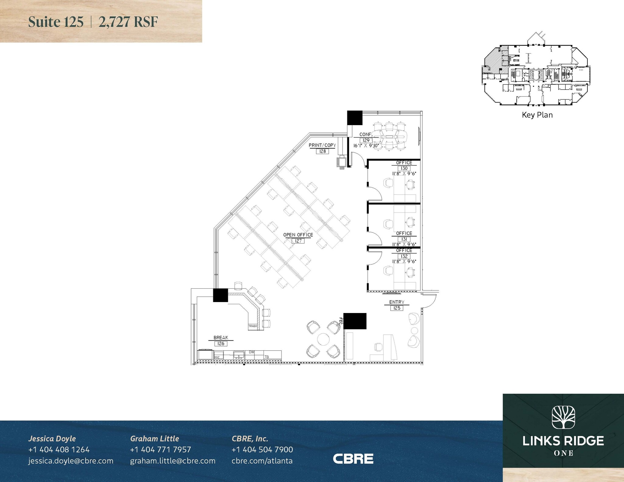 1277 Lenox Park Blvd, Atlanta, GA à louer Plan d’étage– Image 1 sur 1