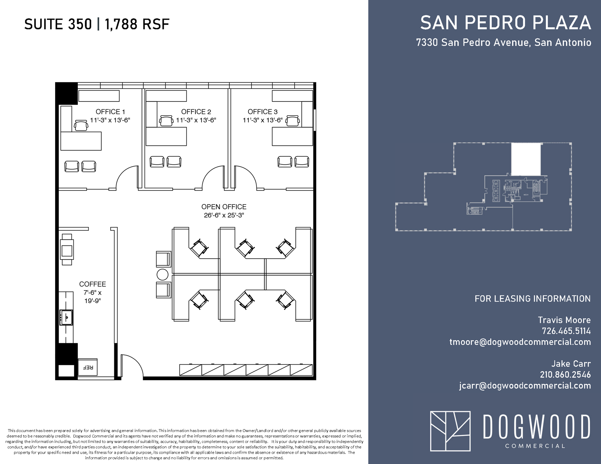 7330 San Pedro Ave, San Antonio, TX à louer Plan d’étage– Image 1 sur 1