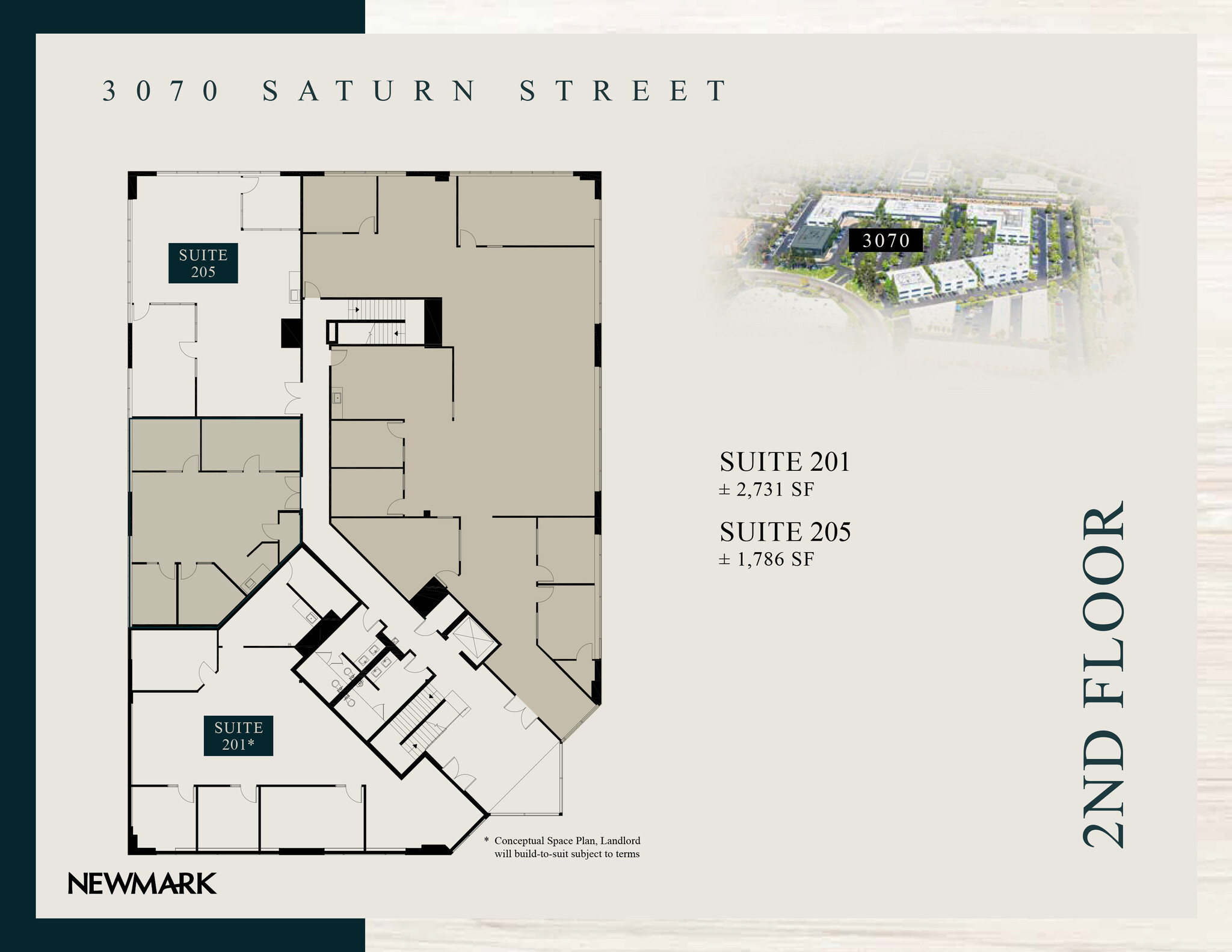3010-3070 Saturn St, Brea, CA à louer Plan d’étage– Image 1 sur 1