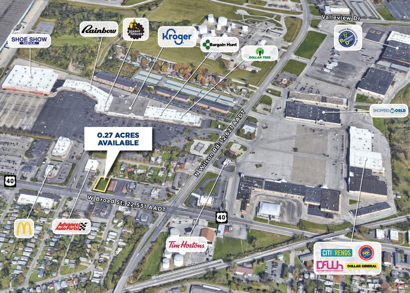 3604 W Broad St, Columbus, OH à vendre - Aérien – Image 2 sur 2