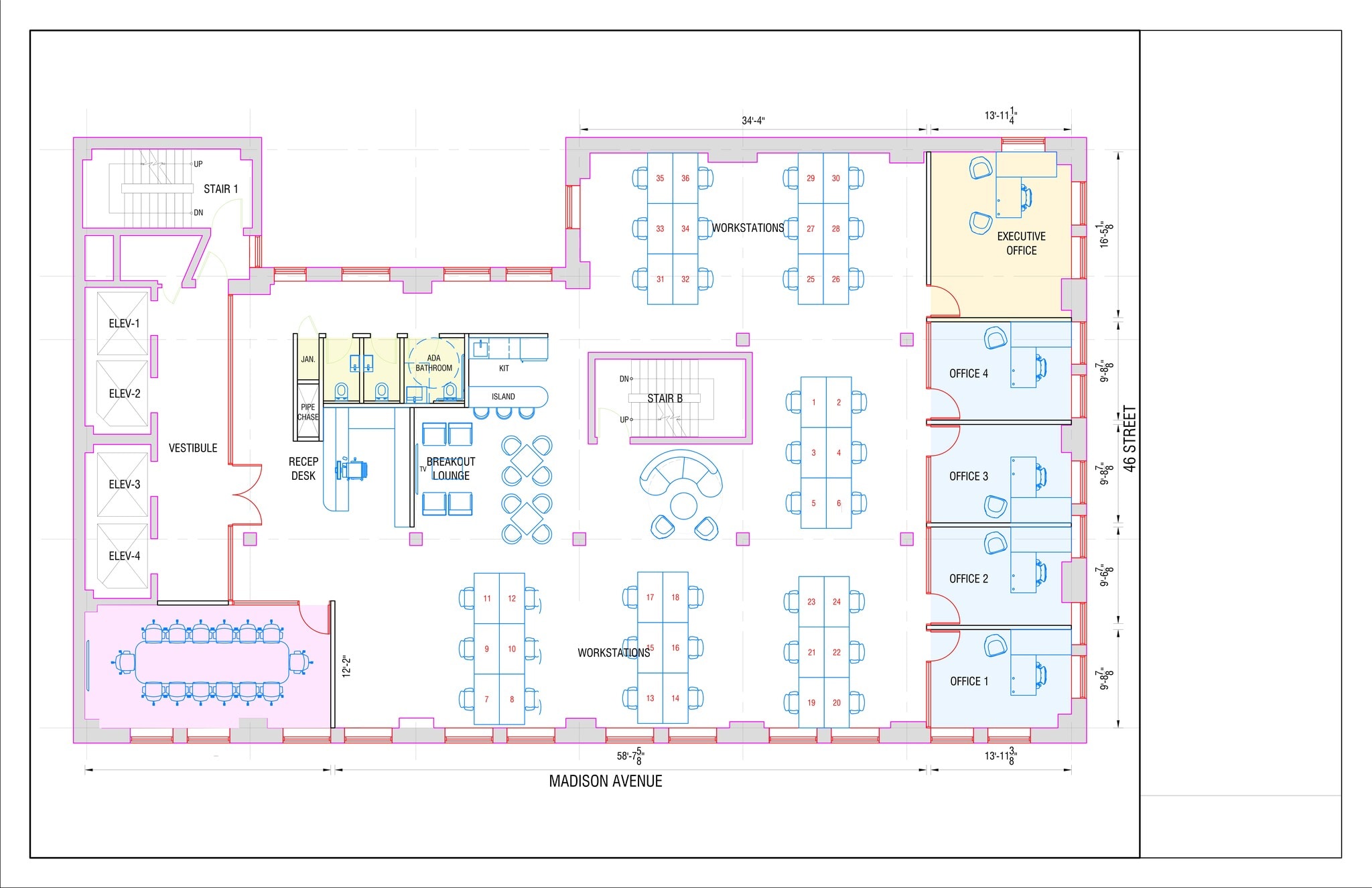 366 Madison Ave, New York, NY à louer Plan de site– Image 1 sur 5