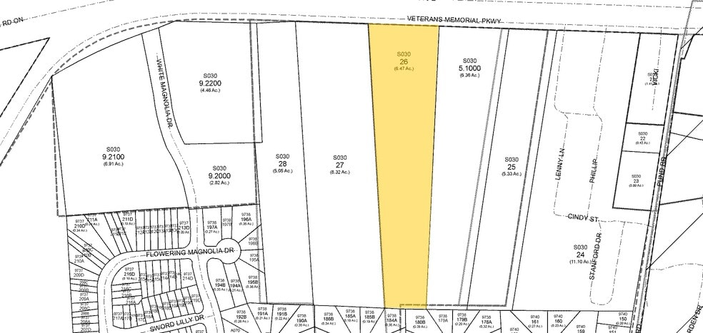 9390 Veterans Memorial Pky, O'Fallon, MO à vendre - Plan cadastral – Image 3 sur 3