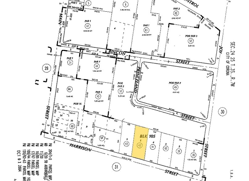337 Harrison St, Corona, CA à louer - Plan cadastral – Image 3 sur 5