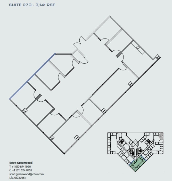 6425 Christie Ave, Emeryville, CA à louer Plan d’étage– Image 1 sur 1