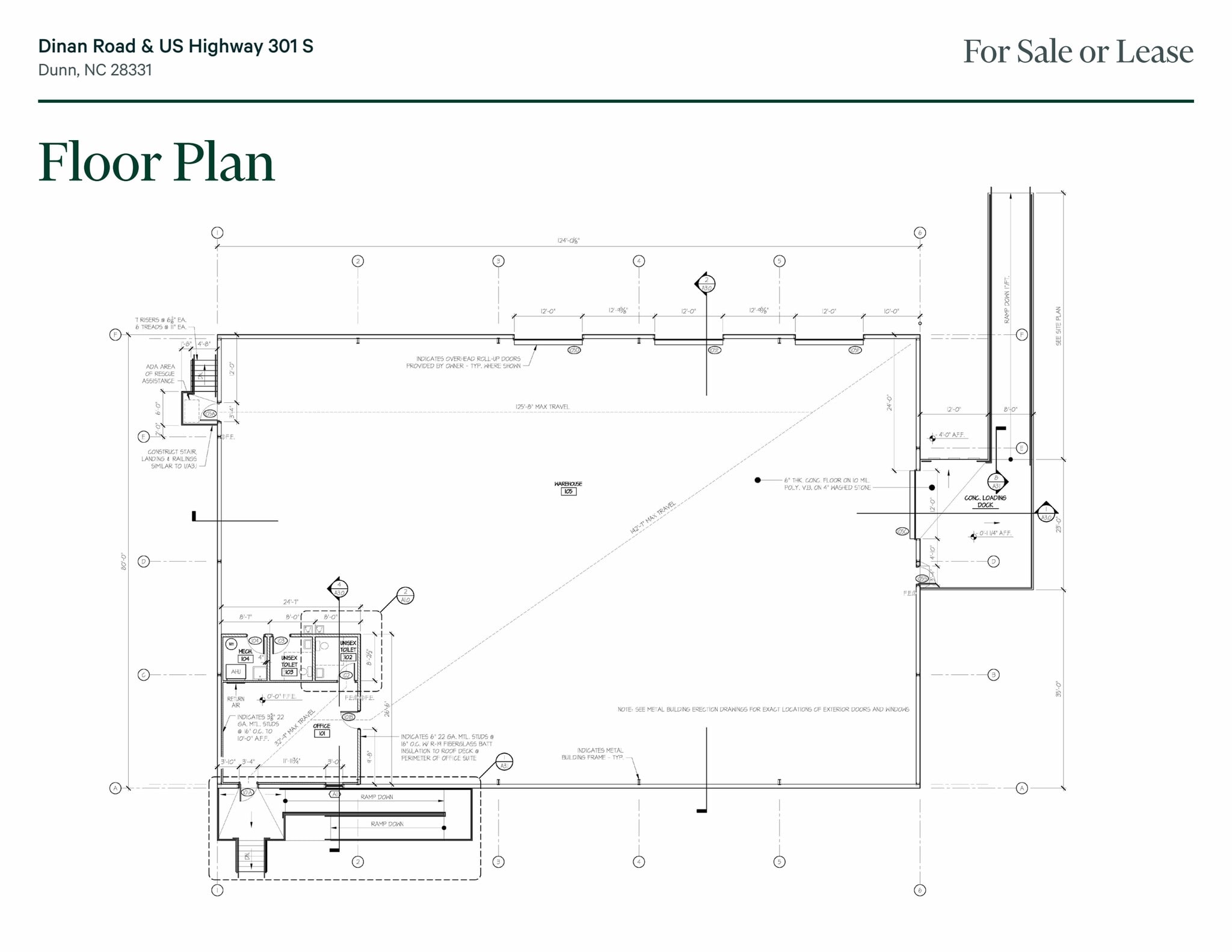 0 Dinan Rd, Dunn, NC à louer Plan d’étage– Image 1 sur 2
