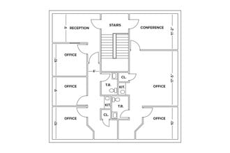 211 Commons Way, Princeton, NJ à louer Plan d’étage– Image 1 sur 2