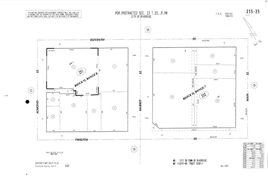 3877 12th St, Riverside, CA à louer - Plan cadastral – Image 2 sur 11