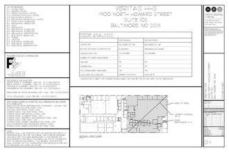 1900 N Howard St, Baltimore, MD à louer Plan de site– Image 2 sur 2