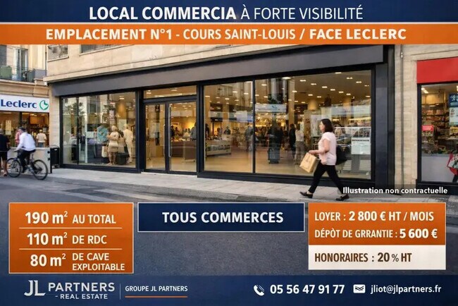 Plus de détails pour Bureau, Local commercial à louer