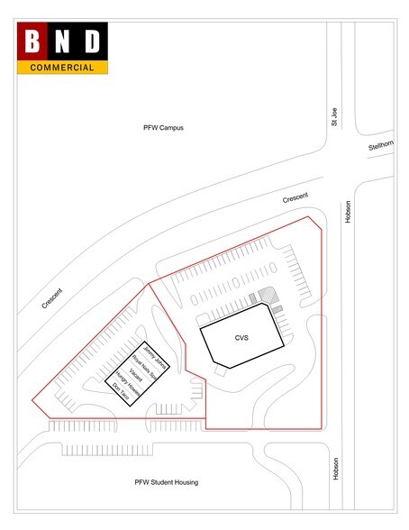 4210 Crescent Ave Retail Portfolio portefeuille de 2 biens à vendre sur LoopNet.fr - Plan de site – Image 3 sur 3
