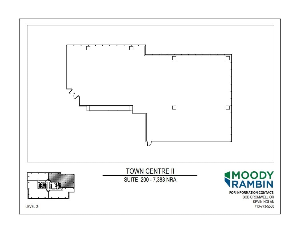 730 Town & Country Blvd, Houston, TX à louer Plan d’étage– Image 1 sur 1