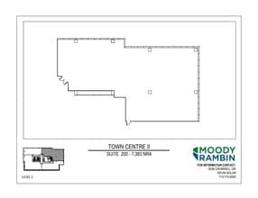 730 Town & Country Blvd, Houston, TX à louer Plan d’étage– Image 1 sur 1