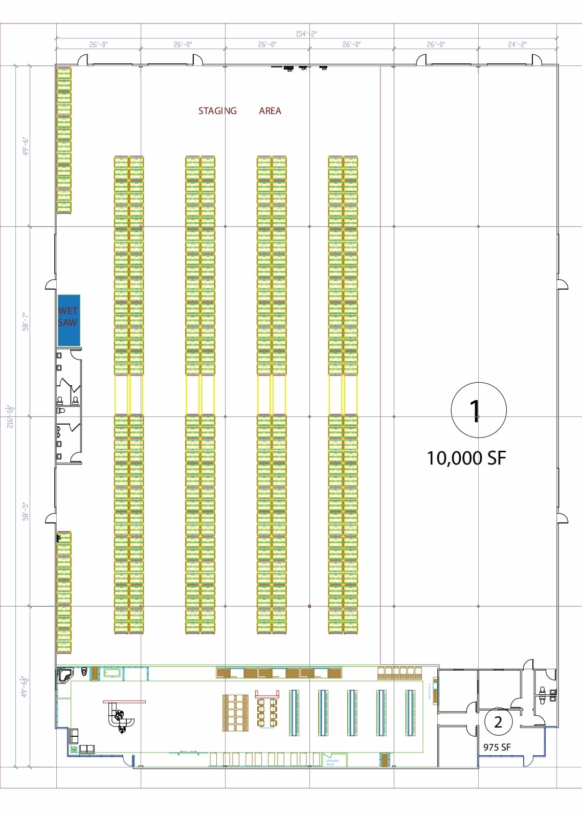 1623-1625 S Sunkist St, Anaheim, CA à louer Plan d’étage– Image 1 sur 1