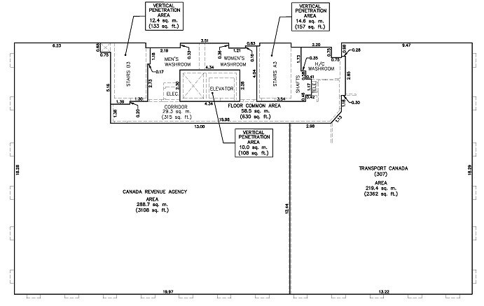 245 Cooper St, Ottawa, ON à louer Plan d’étage– Image 1 sur 1