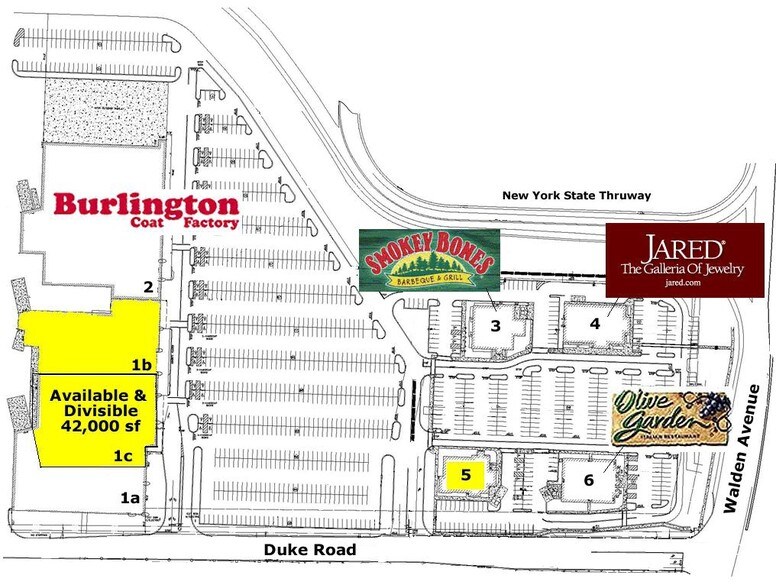 2013 Walden Ave, Cheektowaga, NY à louer - Plan de site – Image 2 sur 4