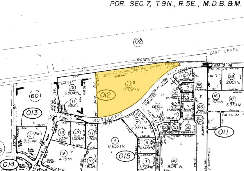 4630 Northgate Blvd, Sacramento, CA à louer - Plan cadastral – Image 2 sur 13