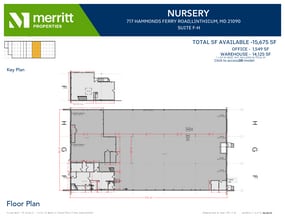 717 Hammonds Ferry Rd, Linthicum Heights, MD à louer Plan d’étage– Image 1 sur 1