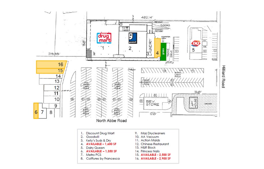 466-512 N Abbe Rd, Elyria, OH à louer - Photo de l’immeuble – Image 3 sur 6