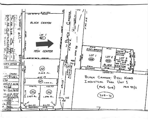 18008 N Black Canyon Fwy, Phoenix, AZ à louer - Plan cadastral – Image 3 sur 11