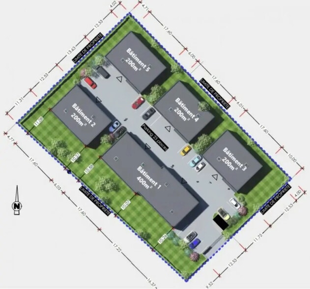 Local d'activités dans Lillebonne à vendre - Plan d’étage – Image 2 sur 3
