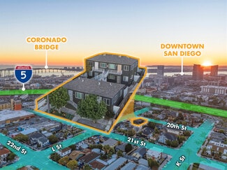 Plus de détails pour 215-221 20th St, San Diego, CA - Logement à vendre