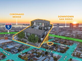 Plus de détails pour 215-221 20th St, San Diego, CA - Logement à vendre