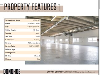 Plus de détails pour 2650-2666 Pittman Dr, Silver Spring, MD - Industriel/Logistique à louer