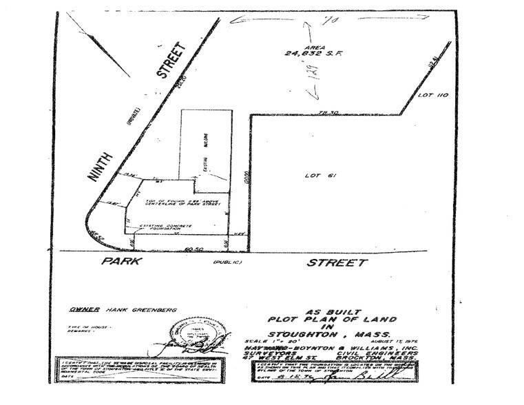 875 Park St, Stoughton, MA à vendre - Plan cadastral – Image 3 sur 7