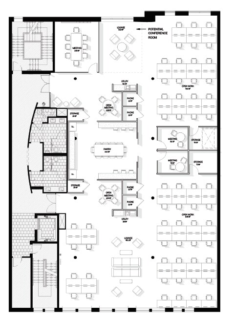 406-410 7th St NW, Washington, DC à louer Plan d’étage– Image 1 sur 1