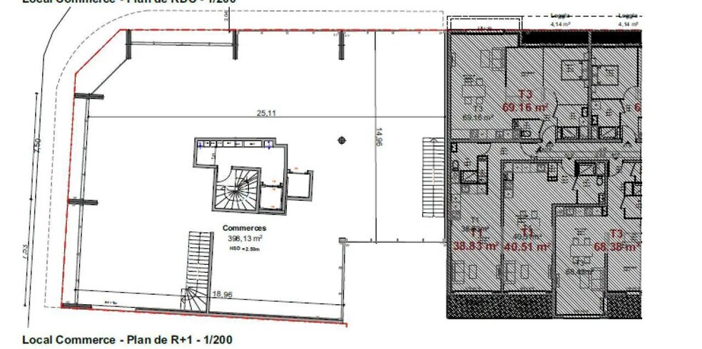 Bureau dans Rouen à louer - Plan d’étage – Image 3 sur 4