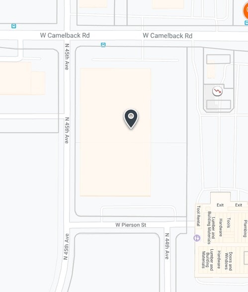 4455 W Camelback Rd, Phoenix, AZ à louer - Plan cadastral – Image 2 sur 4