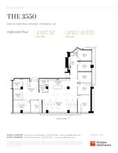 3550 N Central Ave, Phoenix, AZ à louer Plan d’étage– Image 2 sur 2