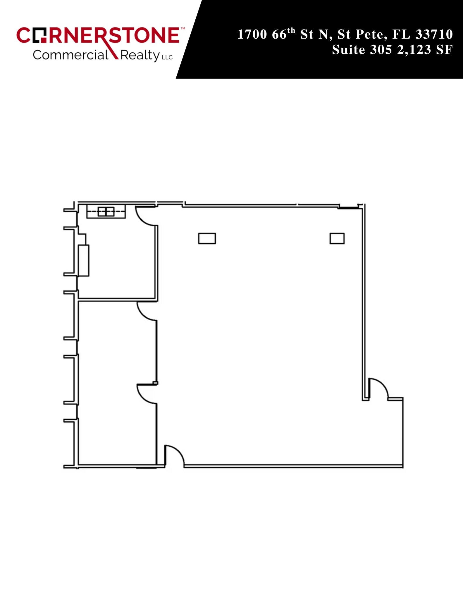 1700 66th St N, Saint Petersburg, FL à louer Plan de site– Image 1 sur 1