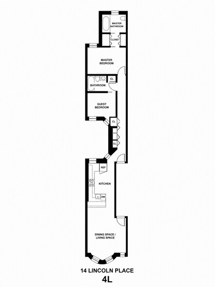 14 Lincoln Pl, Brooklyn, NY à vendre - Plan d’étage type – Image 3 sur 6