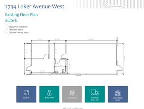 2720 Loker Ave W, Carlsbad, CA à louer Plan d’étage– Image 1 sur 1