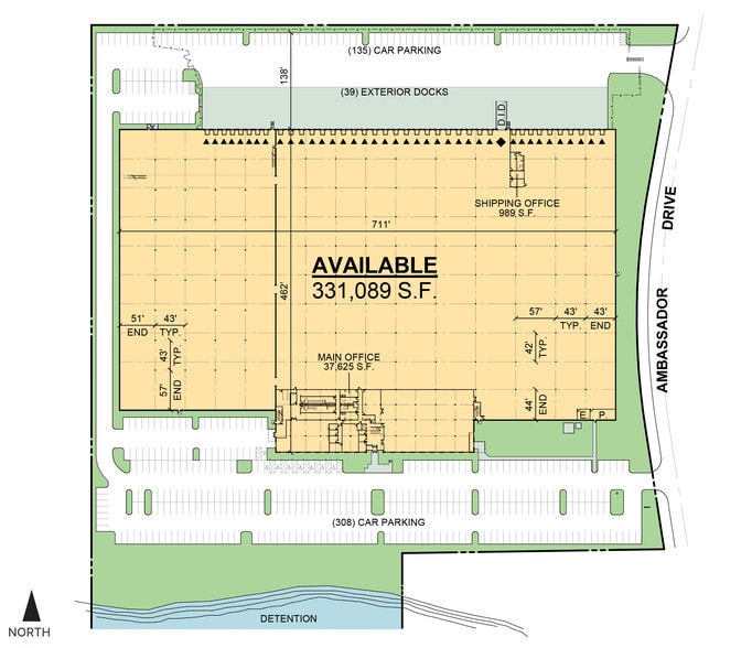 175 Ambassador Dr, Naperville, IL à louer - Plan d’étage type – Image 2 sur 7
