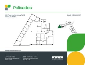 5901 Peachtree Dunwoody Rd NE, Atlanta, GA à louer Plan de site– Image 1 sur 1
