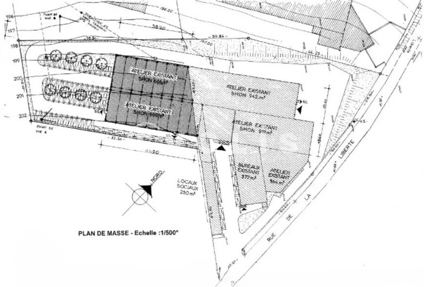 Local d'activités dans Jassans-Riottier à vendre - Plan d’étage – Image 2 sur 5